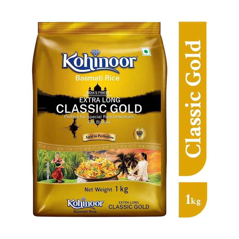 Kohinoor Gold India's Finest Extra Long Authentic Basmati Rice