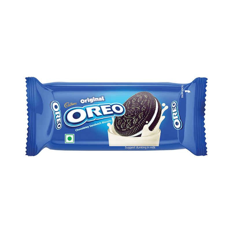 Cadbury Oreo Vanilla Flavour Creme Sandwich Biscuits
