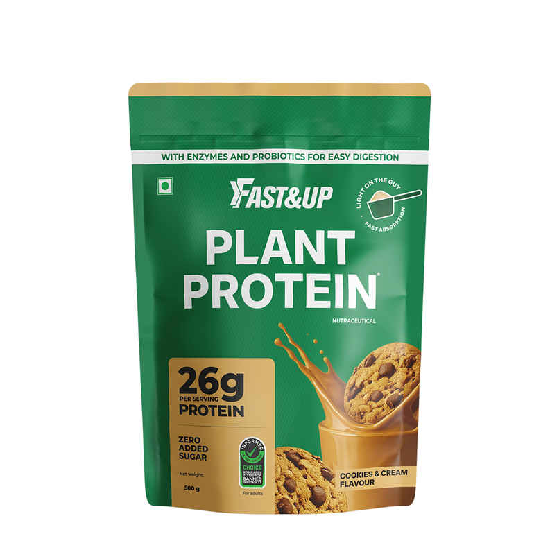 Fast & Up Plant Protein | Cookies & Cream
