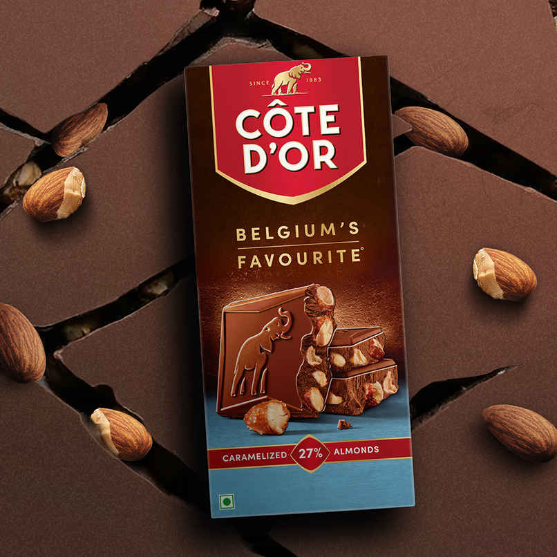 COTE D'OR Caramelized Almonds Milk Premium Belgian Chocolate Bar COTE D'OR Caramelized Almonds Milk Premium Belgian Chocolate Bar