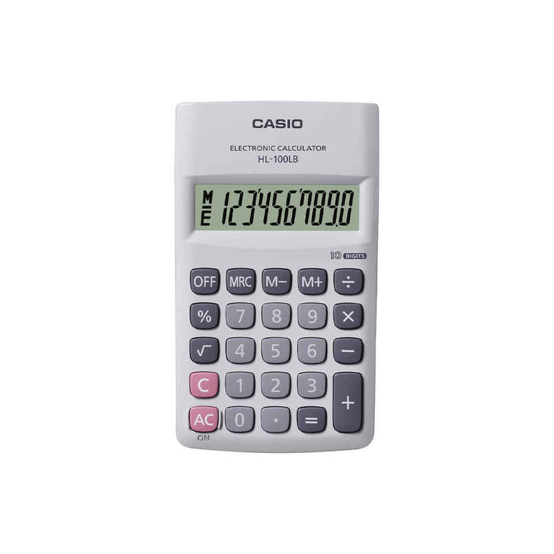 Casio HL-100LB Portable Calculator, 10 Digit Casio HL-100LB Portable Calculator, 10 Digit