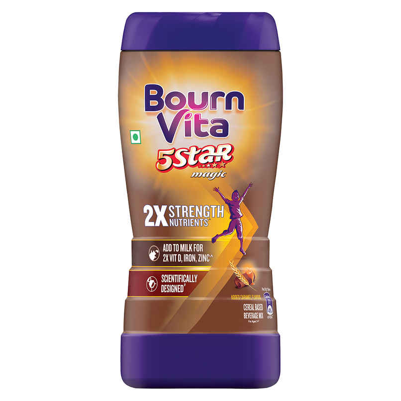 Bournvita 5 star Chocolate Drink Mix | For 5+ years Kids