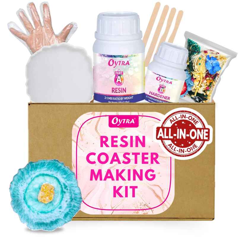Oytra Resin Art Kit for Beginners with Moulds Flowers