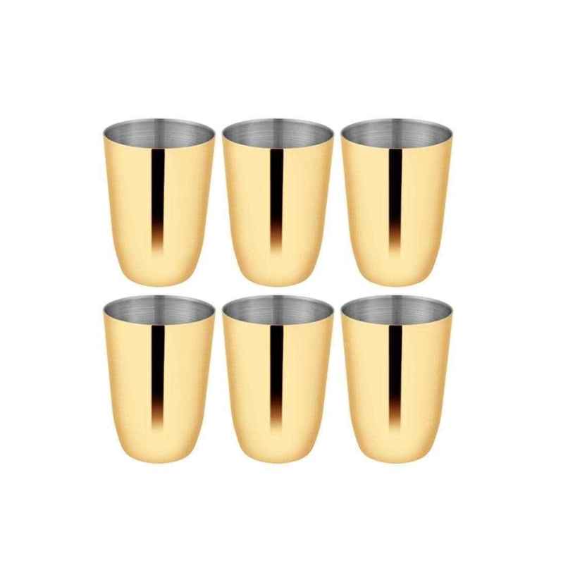 Jensons Hammered Pvd Lotus Glass 4 Pcs -rose Gold Jensons Hammered Pvd Lotus Glass 4 Pcs -rose Gold