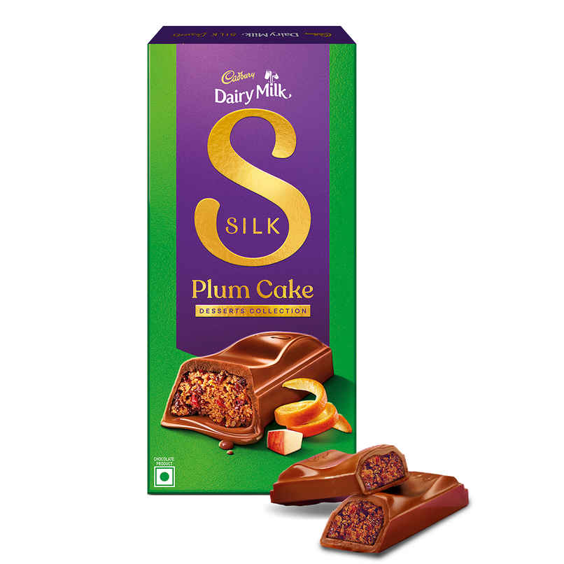 Cadbury Dairy Milk Silk Desserts Plum Cake Chocolate Bar
