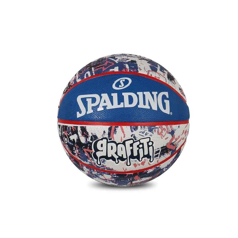 Spalding Graffiti Rubber Basketball | Blue-Red Spalding Graffiti Rubber Basketball | Blue-Red