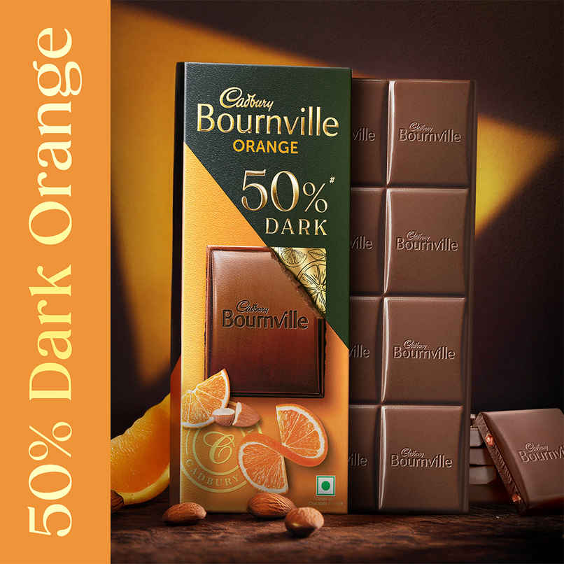 Cadbury Bournville 50% Orange Chocolate Bar
