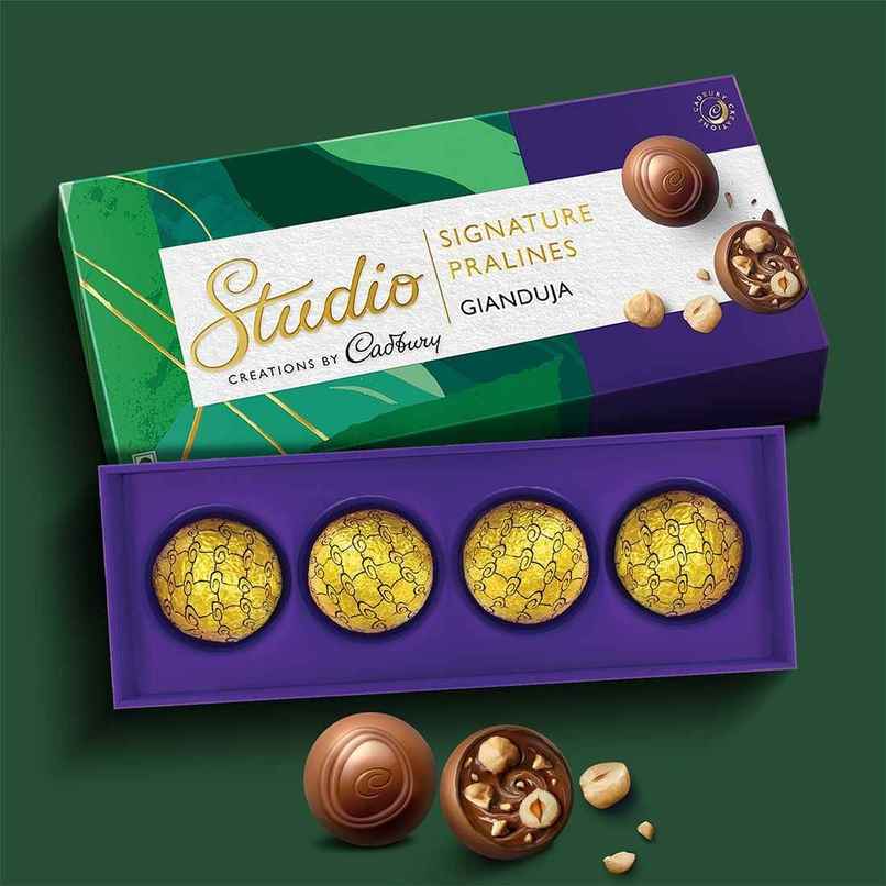 Cadbury Studio Signature Pralines Gianduja Hazelnut Chocolate Gift Pack