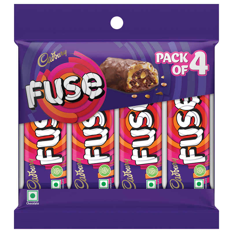 Cadbury Fuse Kitted Chocolate Filled Bar Cadbury Fuse Kitted Chocolate Filled Bar