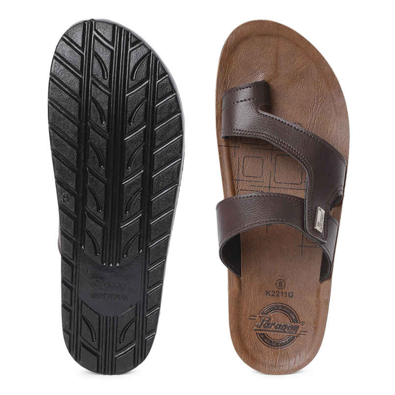 Paragon Men's Brown Pu Sandals PUK2211G UK 8