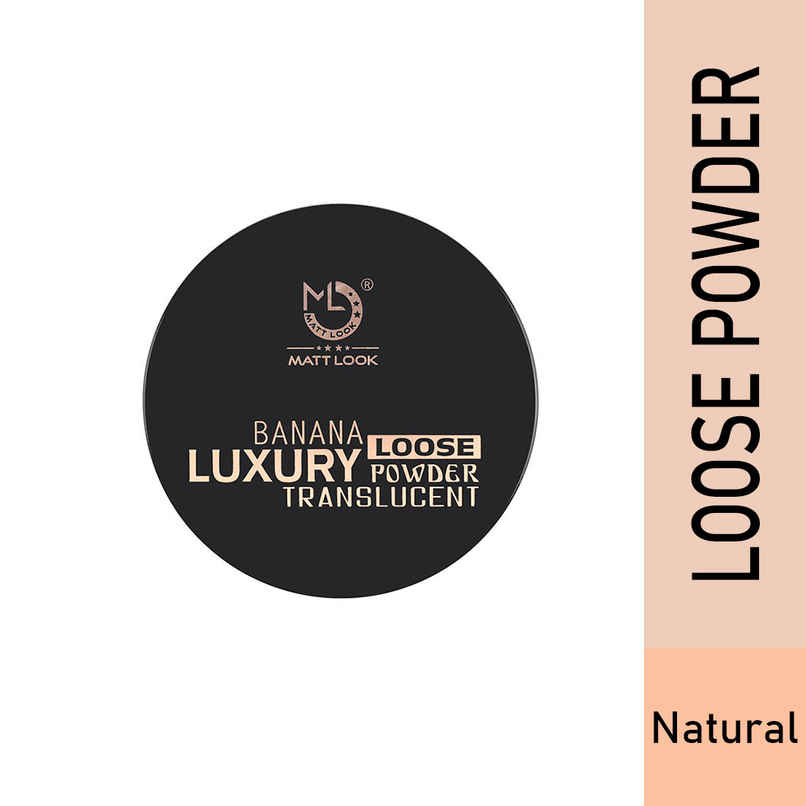 Mattlook Banana Luxury Loose Powder | Translucent Finish | Face Compact Powder | LongLasting 3Natural Mattlook Banana Luxury Loose Powder | Translucent Finish | Face Compact Powder | LongLasting 3Natural