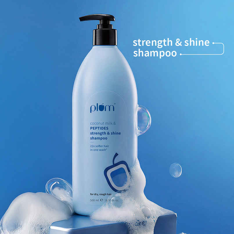 Plum Coconut Shampoo For Dull Hair With Coconut Milk And Peptides Plum Coconut Shampoo For Dull Hair With Coconut Milk And Peptides