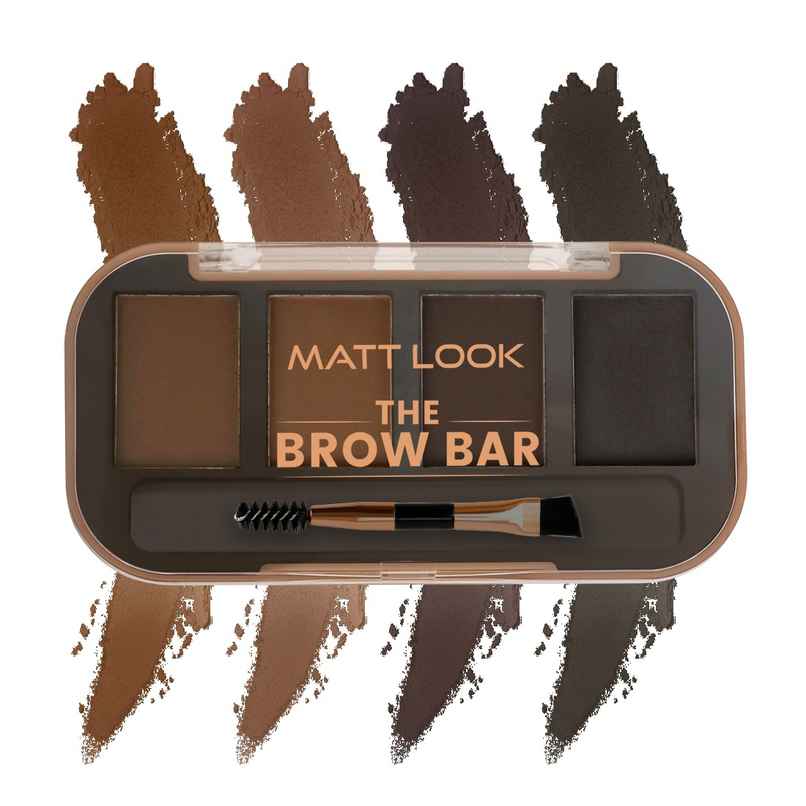 Mattlook The Brow Bar With Angled Brush | Waterproof & Longlasting | Shade-03
