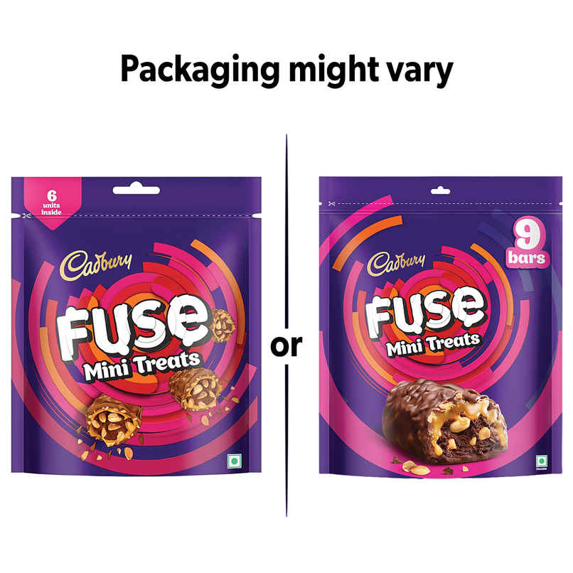 Cadbury Fuse Mini Treats Chocolate Pack Cadbury Fuse Mini Treats Chocolate Pack