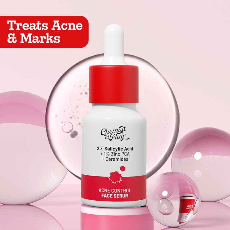 Chemist at Play 2% Salicylic Acid Face Serum | Treats Acne, Fades Acne Mark, Controls Excess Oil