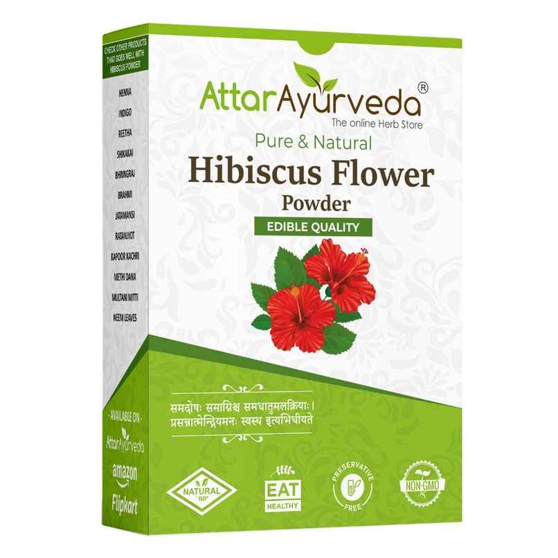 Attar Ayurveda Hibiscus Powder for Hair