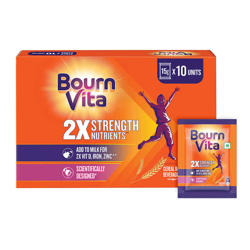 Bournvita Chocolate Drink Multipack Pouch