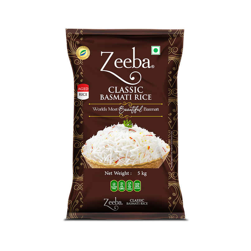 Zeeba Classic Aged Basmati Rice Extra Long Rice