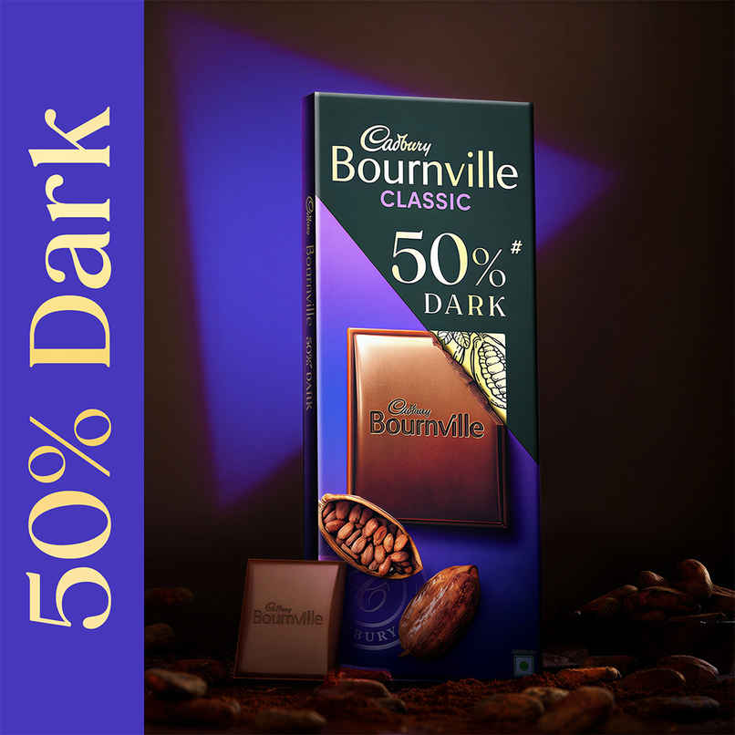 Cadbury Bournville Rich Cocoa 50% Dark Chocolate Bar