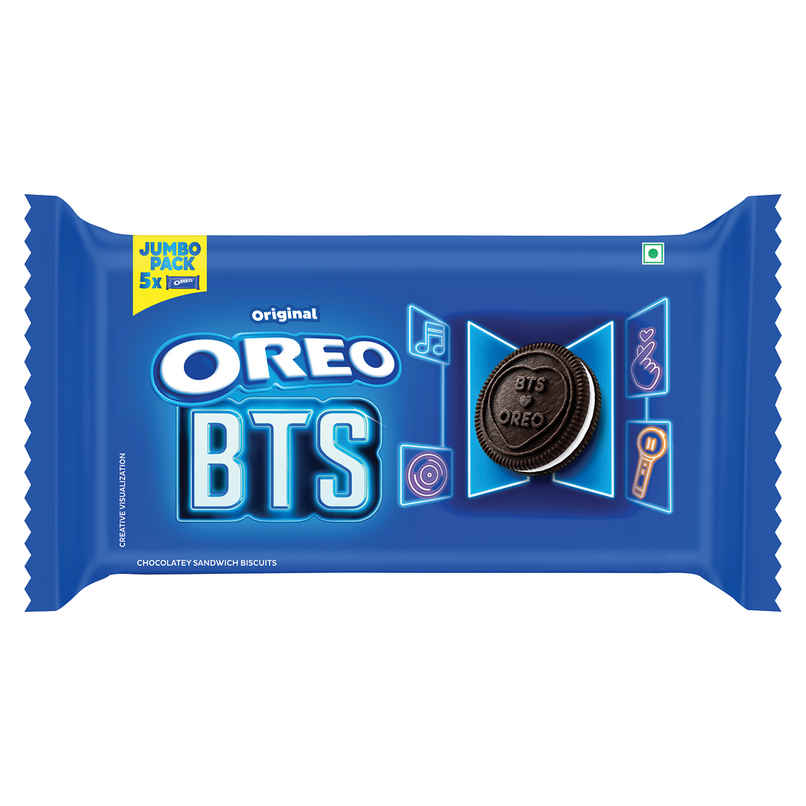 Cadbury Oreo BTS Vanilla Flavour Creme Sandwich Biscuit Mega Family Pack Cadbury Oreo BTS Vanilla Flavour Creme Sandwich Biscuit Mega Family Pack