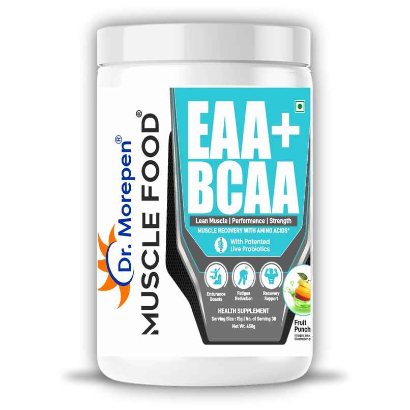 Dr. Morepen EAA + BCAA Helps Muscles Recovery | Fruit Punch