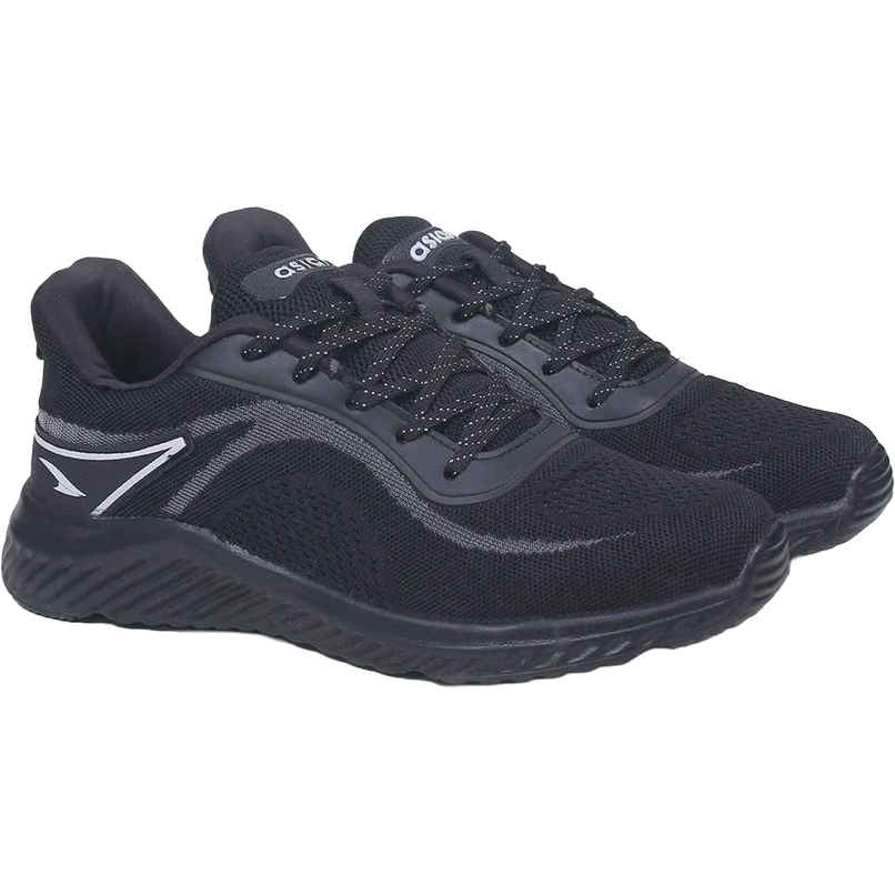 Asian Delta-20 Men Sports Shoes Black (Size-6) Asian Delta-20 Men Sports Shoes Black (Size-6)