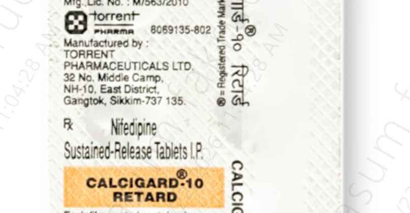 Calcigard-10 Retard Tablet SR