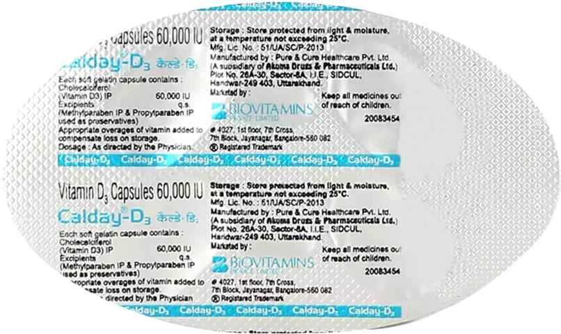 Calday-D3 Vitamin (D3) Capsule
