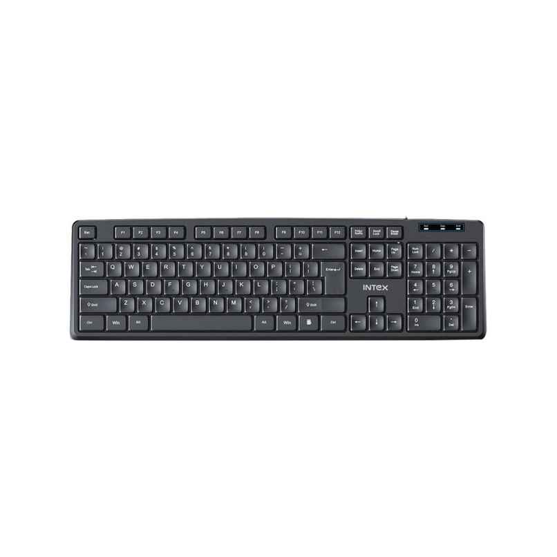 Intex IT-KB333/Corona G Wired USB Multi-device Keyboard (Black)