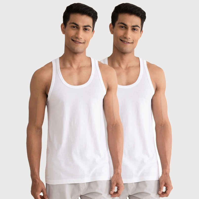 DaMENSCH Men's Vest | Neo-Cotton | Antibacterial Freshness - S