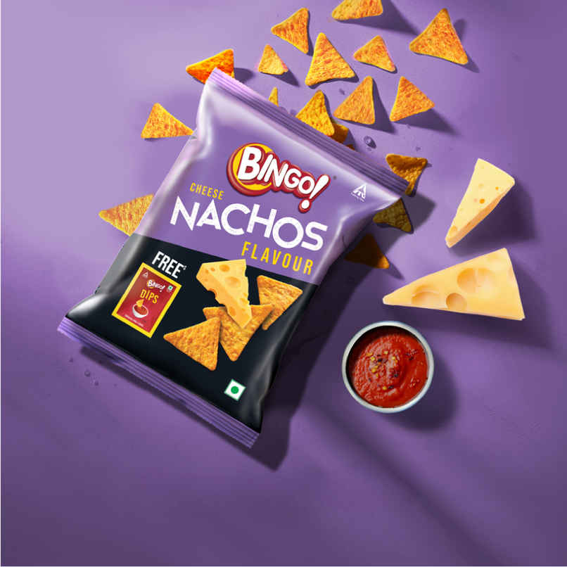 Bingo! Cheese Nachos with Free Dip | Crispy & Cheesy