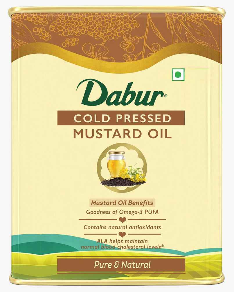 Dabur Mustard (Sarson) Cold Pressed Oil | Healthy Cooking Oil Dabur Mustard (Sarson) Cold Pressed Oil | Healthy Cooking Oil