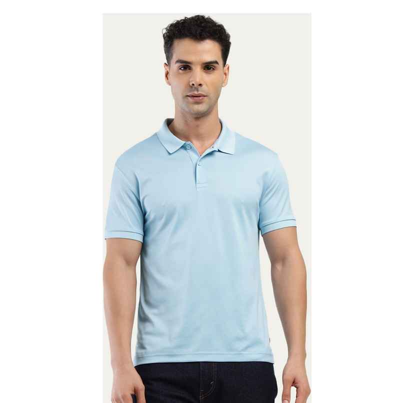 Levi's Men's 100% Polyester Polo T-shirt | Sky Blue - L