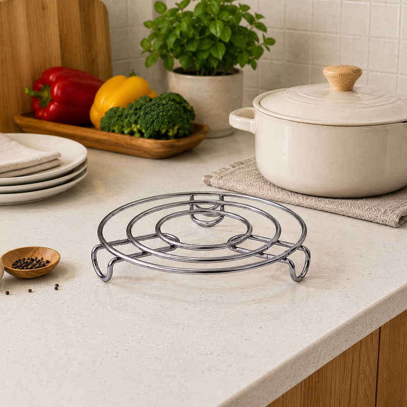 Petals Heavy Duty Round Trivet Table Ring Steaming Stand Petals Heavy Duty Round Trivet Table Ring Steaming Stand