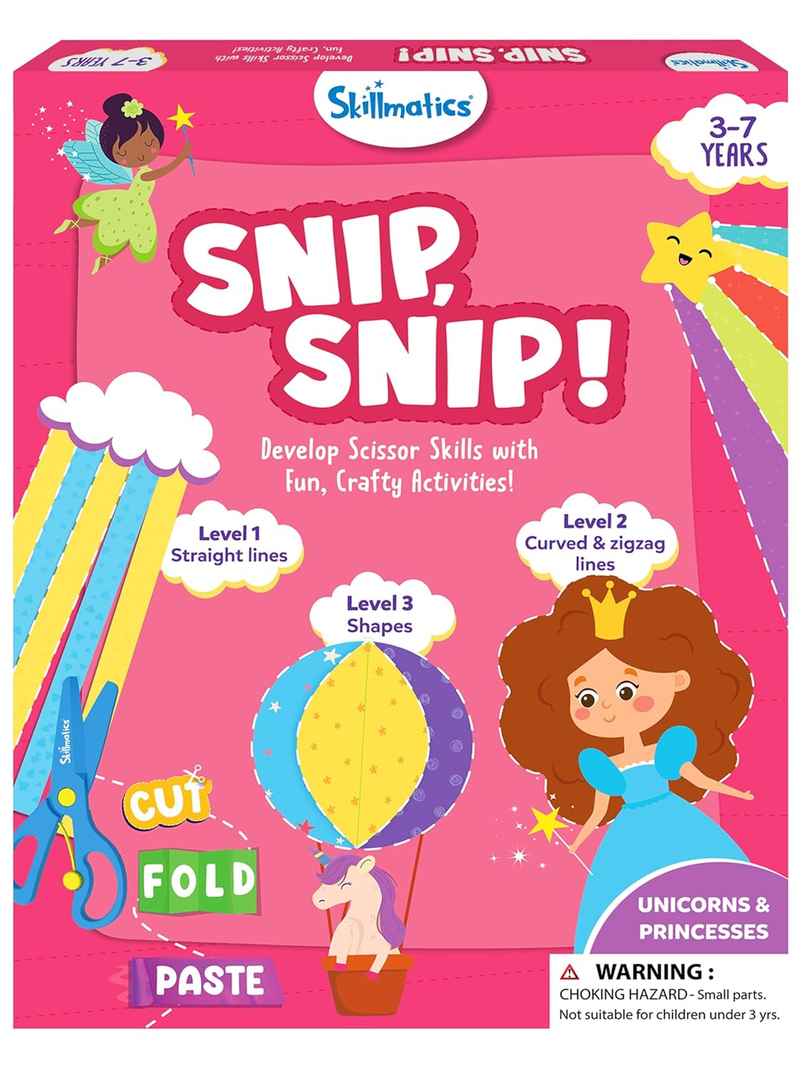 Skillmatics Snip Snip -Unicorn & Princesses Skillmatics Snip Snip -Unicorn & Princesses