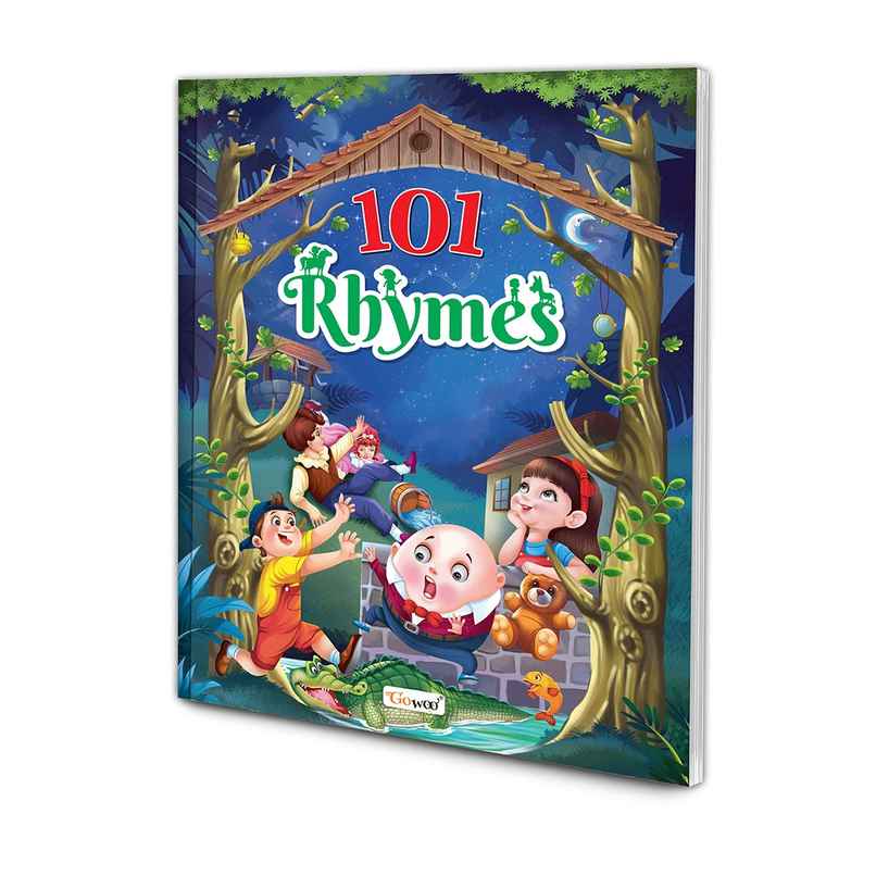 101 Rhymes Book for Kids | Ages 3-12 | Paperback - Kids Rhyming Book, Educational Fun Learning Book