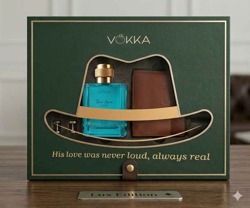 Vokka Thai Aqua Premium Perfume Gift Set for Men | Aqua Perfume + Wallet Vokka Thai Aqua Premium Perfume Gift Set for Men | Aqua Perfume + Wallet