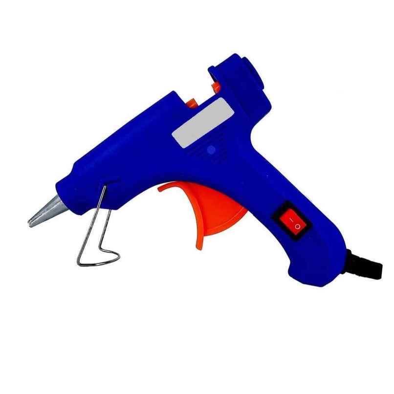 Chrome 60 Watts Hot Melt Glue Gun With On-Off Switch - Assorted Chrome 60 Watts Hot Melt Glue Gun With On-Off Switch - Assorted