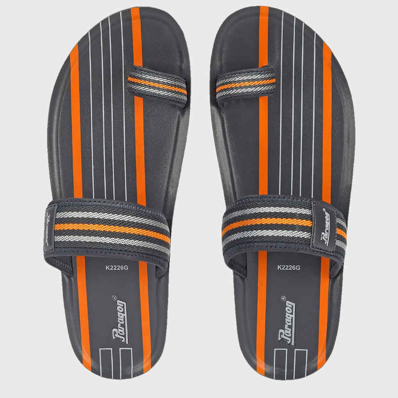 Paragon Men's Grey Pu Slippers PUK2226G UK 10 Paragon Men's Grey Pu Slippers PUK2226G UK 10