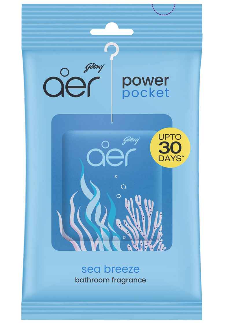 Godrej Aer Sea Breeze Power Pocket Bathroom Freshener