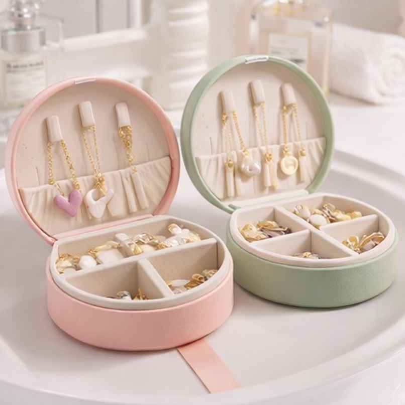 The Opal Factory Jewelry organizer Round Box | Assorted