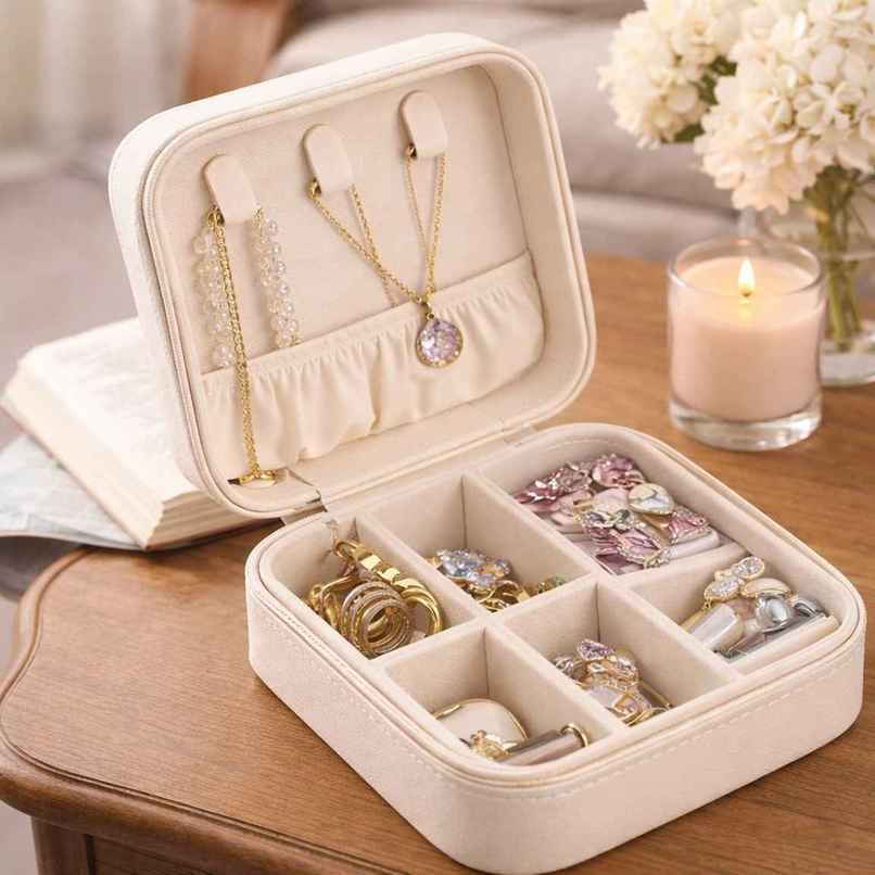 The Opal Factory Jewelry organizer Square Box | Assorted