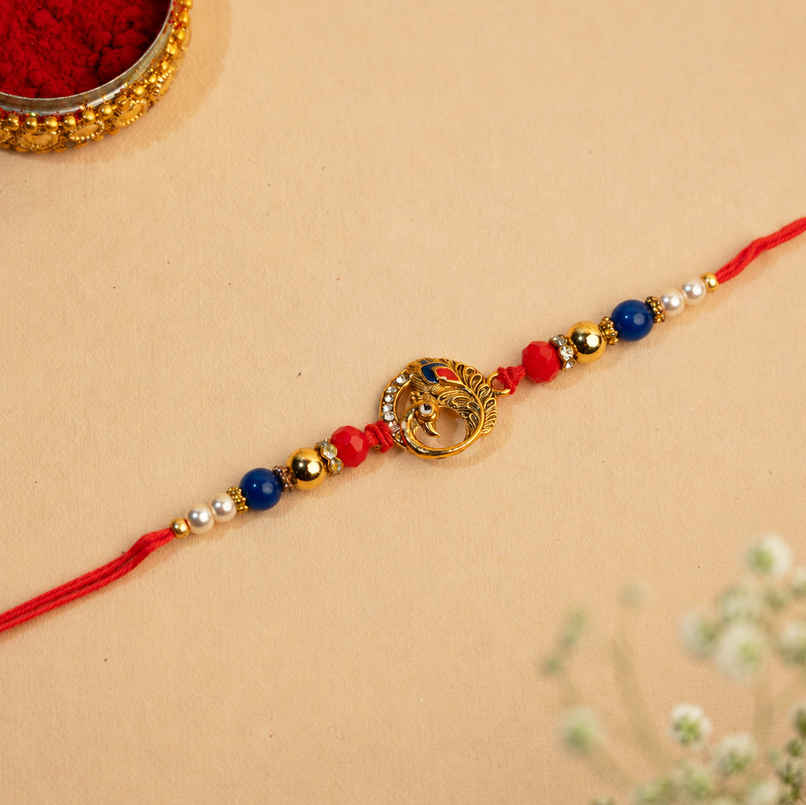 Rakhi for Brother | Peacock | Pack of 1 | Shree Rakhi Rakhi for Brother | Peacock | Pack of 1 | Shree Rakhi