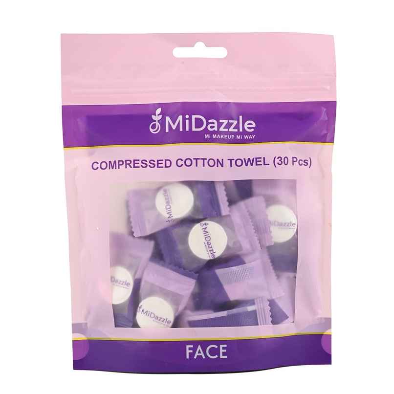 Midazzle 100% Cotton Compressed Face Towel | MIOF3405 Midazzle 100% Cotton Compressed Face Towel | MIOF3405