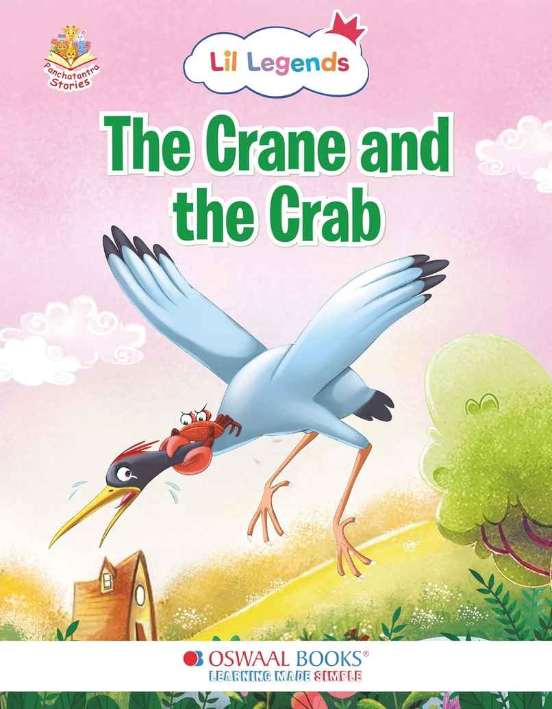 Oswaal Books Lil Legends Short Illustrated Panchtantra Stories For Kids 2+ | The Crane And The Crab