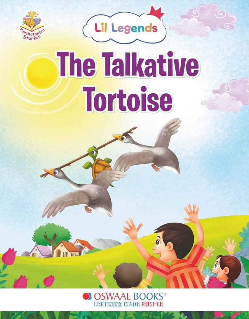 Oswaal Books Lil Legends Short Illustrated Panchtantra Stories For Kids 2+ | The Talkative Tortoise