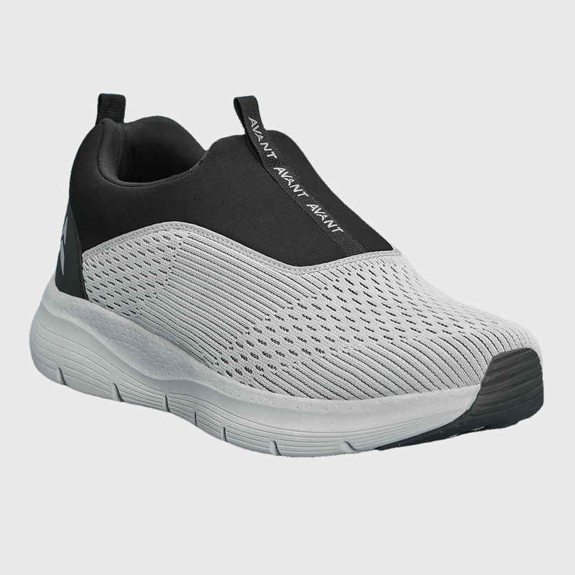 Avant Men's Sigma Slip on Walking Shoes | Light Grey-Black | UK 6