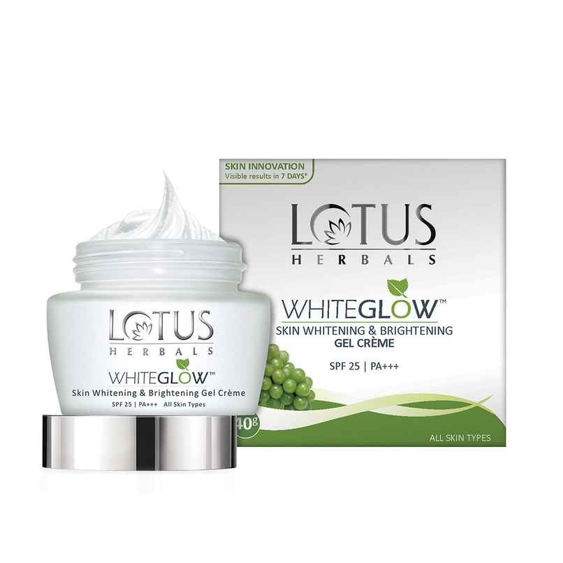Lotus Herbals Whiteglow Skin Whitening & Brightening Gel Cream SPF 25 Pa +++