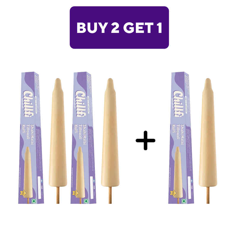 Hocco Shahi Malai Tillewali Kulfi Ice Cream Stick Combo 
