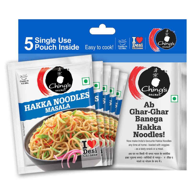 Ching's Secret Noodles Masala, Easy To Cook, Meal Kit, Cooks in 4 / 5 Mins Ching's Secret Noodles Masala, Easy To Cook, Meal Kit, Cooks in 4 / 5 Mins